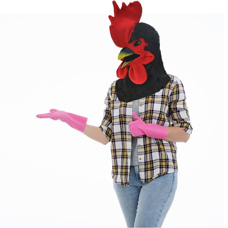 Yellow Rooster Cosplay Mask - Cake Pops Parties