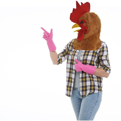 Yellow Rooster Cosplay Mask - Cake Pops Parties