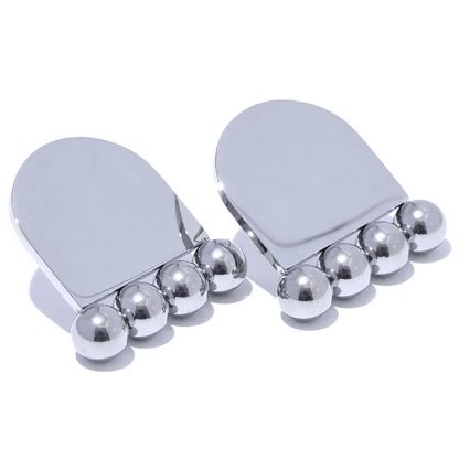 Yhpup Geometric Beads Stud Earrings - Cake Pops Parties