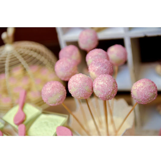 Buy Bridal Shower Cake Pops, Pink Sugar - Cake Pops Parties