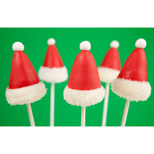 Buy Christmas Santa Hats Cake Pops - Cake Pops Parties